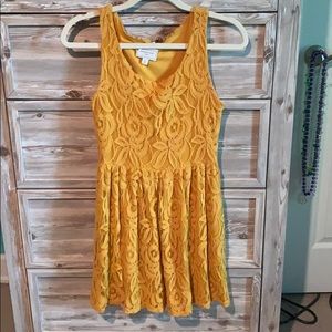Deep yellow dress